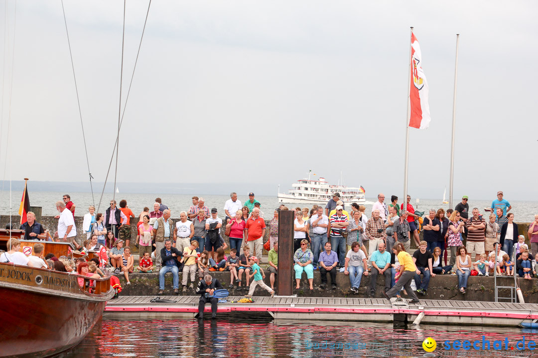 Uferfest und Fischerstechen: Langenargen am Bodensee, 03.08.2014