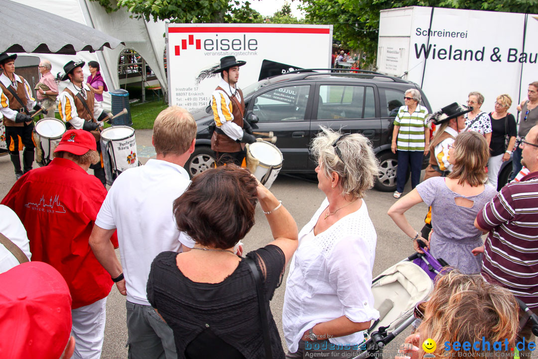 Uferfest und Fischerstechen: Langenargen am Bodensee, 03.08.2014