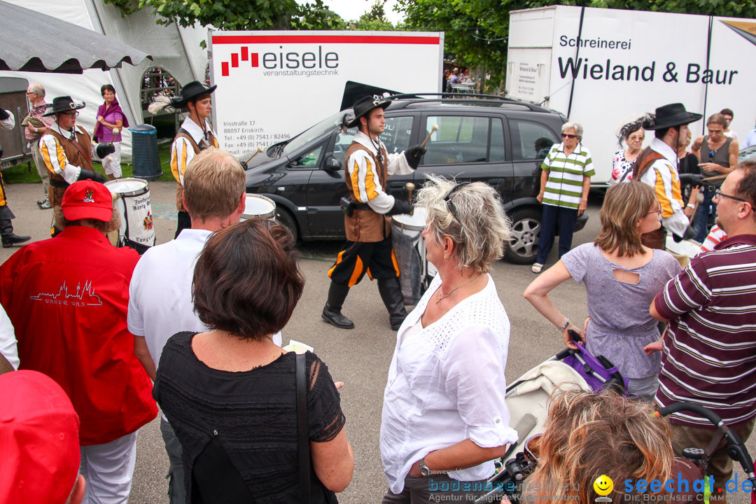 Uferfest und Fischerstechen: Langenargen am Bodensee, 03.08.2014