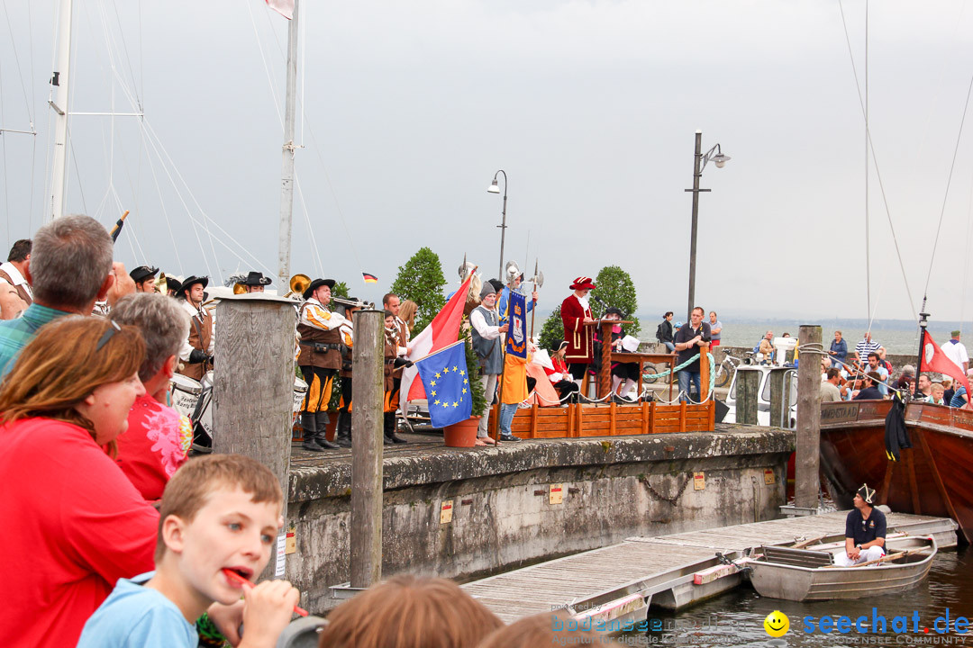 Uferfest und Fischerstechen: Langenargen am Bodensee, 03.08.2014