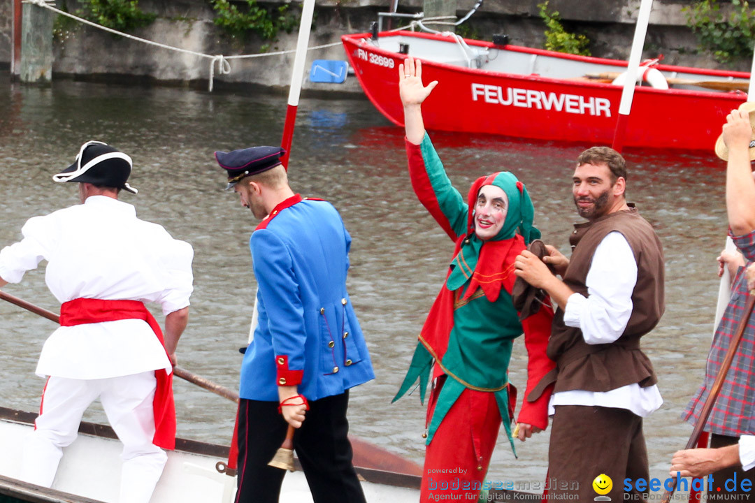 Uferfest und Fischerstechen: Langenargen am Bodensee, 03.08.2014