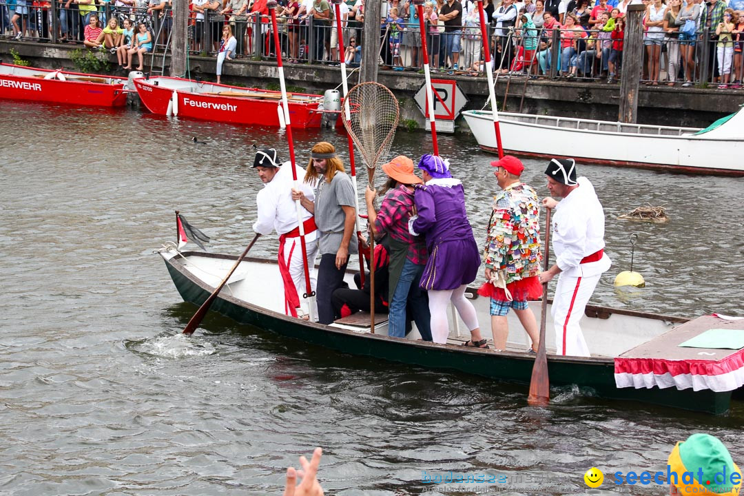 Uferfest und Fischerstechen: Langenargen am Bodensee, 03.08.2014