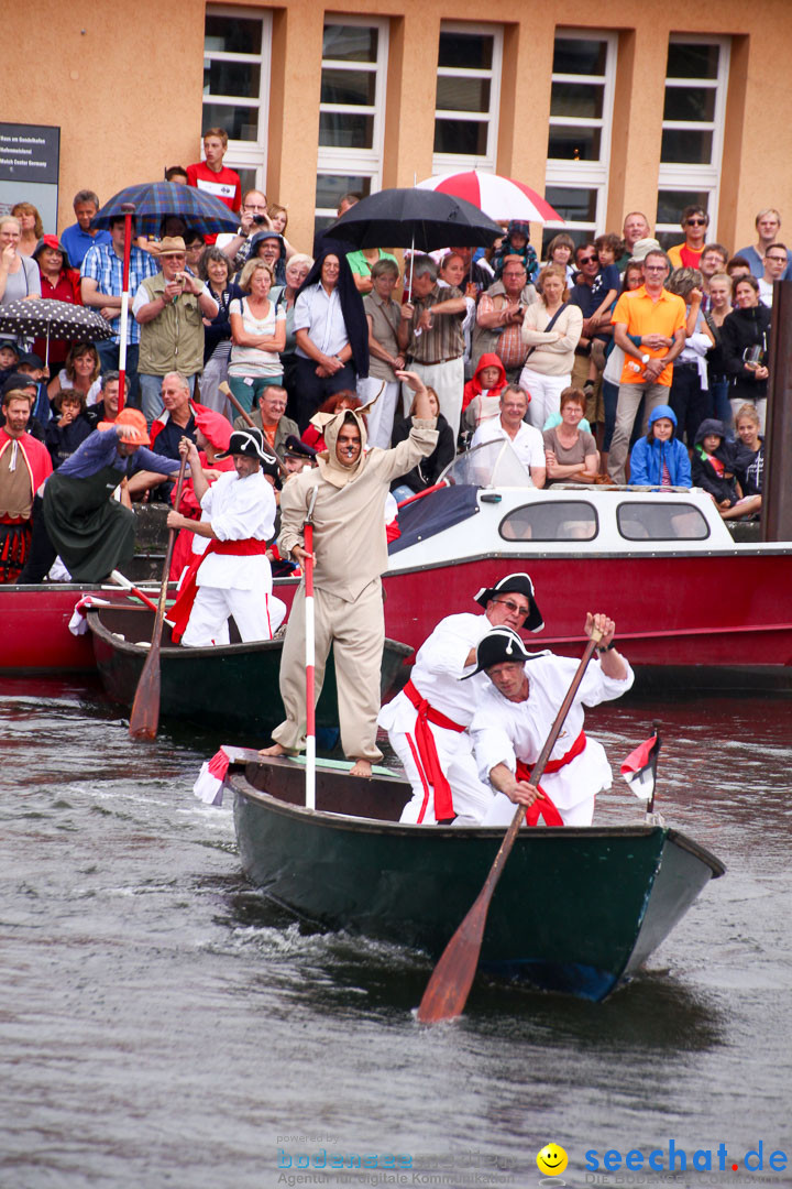 Uferfest und Fischerstechen: Langenargen am Bodensee, 03.08.2014