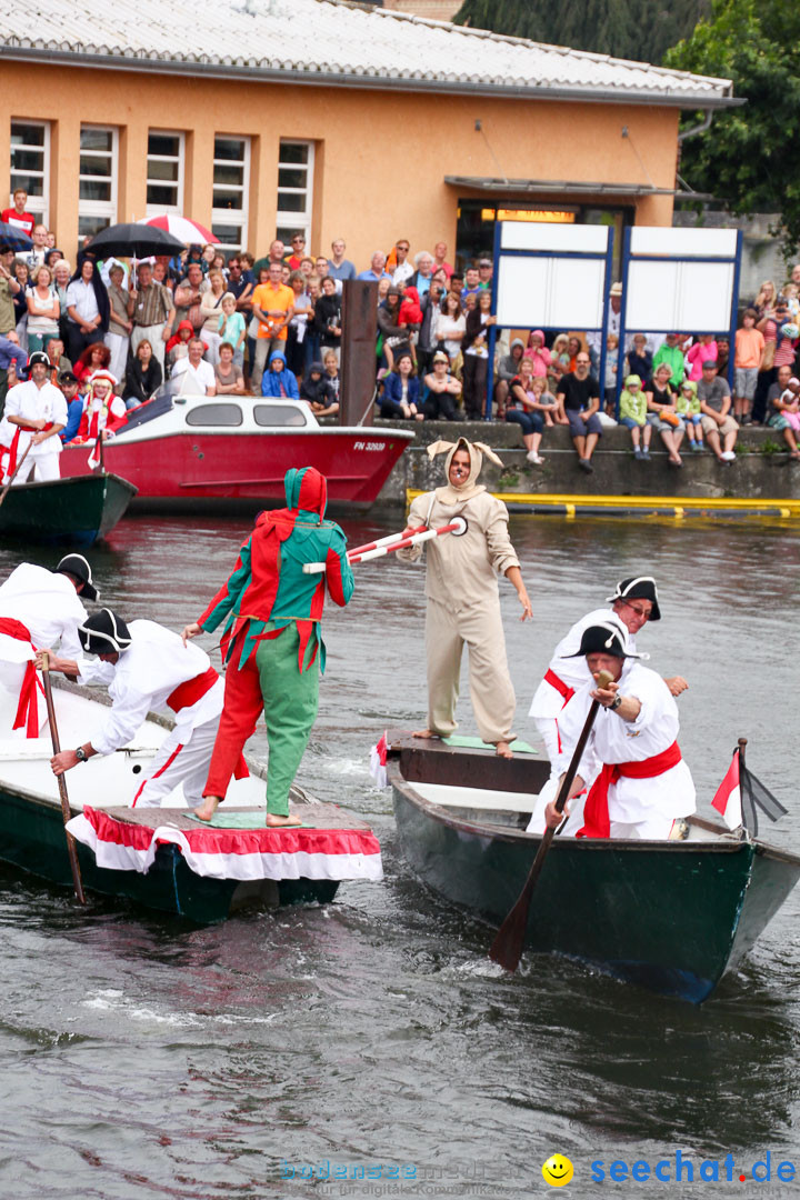 Uferfest und Fischerstechen: Langenargen am Bodensee, 03.08.2014