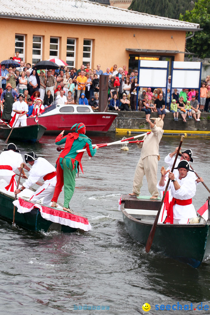 Uferfest und Fischerstechen: Langenargen am Bodensee, 03.08.2014