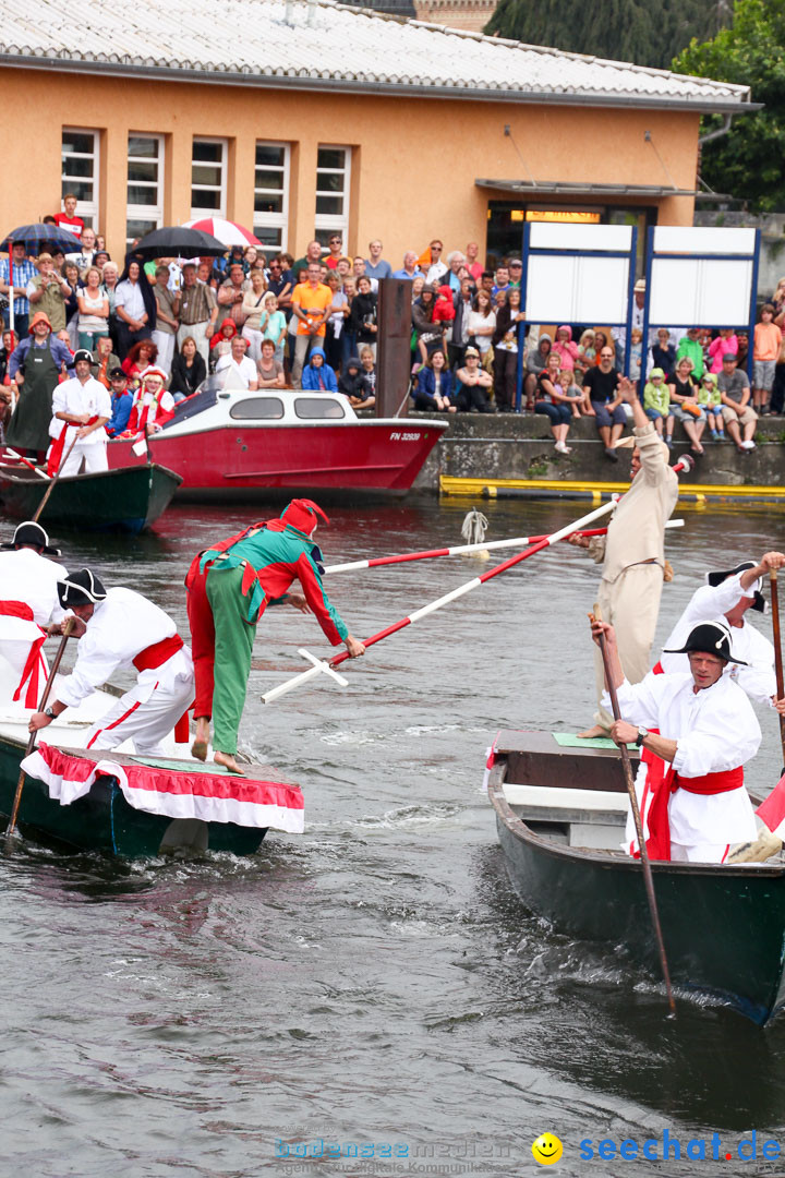 Uferfest und Fischerstechen: Langenargen am Bodensee, 03.08.2014