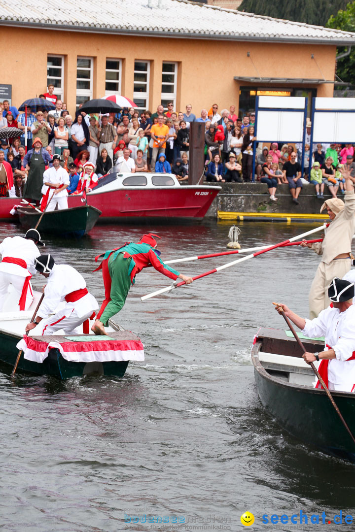 Uferfest und Fischerstechen: Langenargen am Bodensee, 03.08.2014