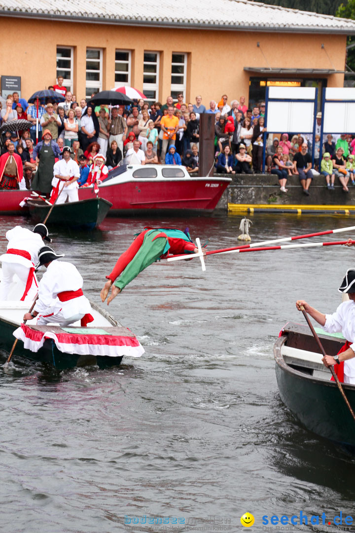 Uferfest und Fischerstechen: Langenargen am Bodensee, 03.08.2014