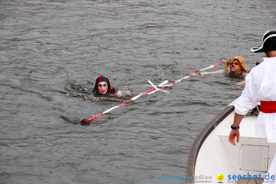 Uferfest und Fischerstechen: Langenargen am Bodensee, 03.08.2014