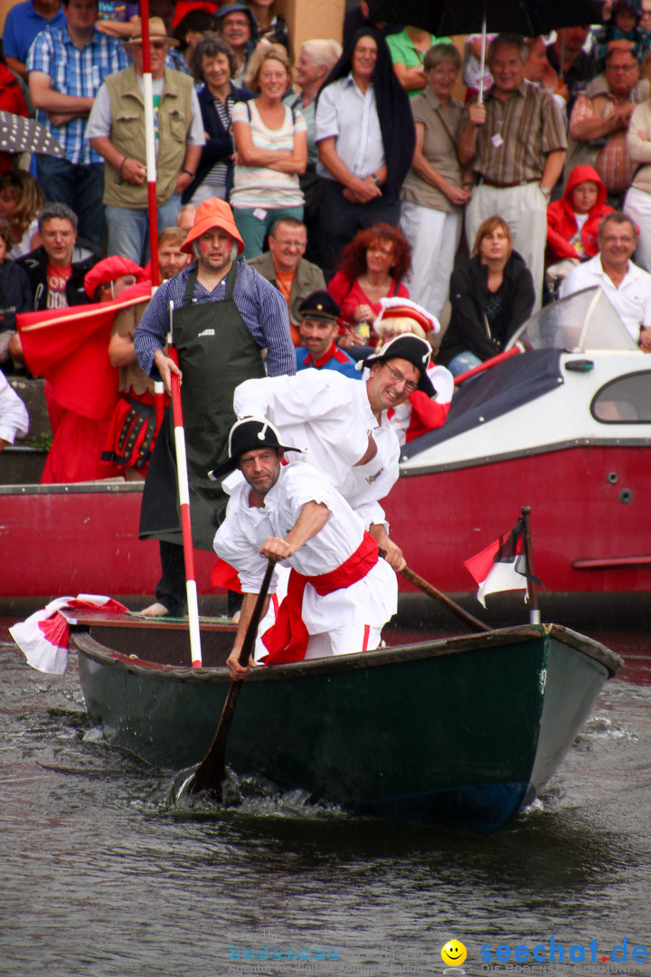 Uferfest und Fischerstechen: Langenargen am Bodensee, 03.08.2014