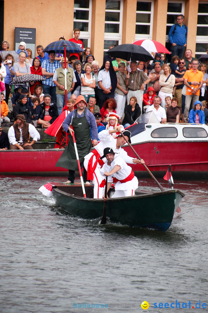 Uferfest und Fischerstechen: Langenargen am Bodensee, 03.08.2014