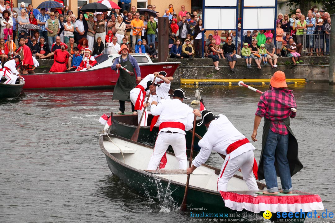 Uferfest und Fischerstechen: Langenargen am Bodensee, 03.08.2014