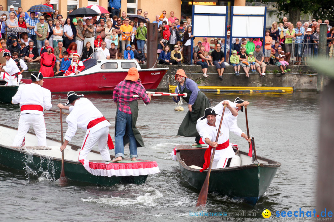 Uferfest und Fischerstechen: Langenargen am Bodensee, 03.08.2014