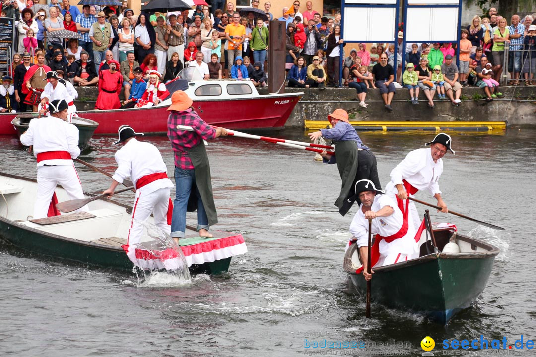 Uferfest und Fischerstechen: Langenargen am Bodensee, 03.08.2014