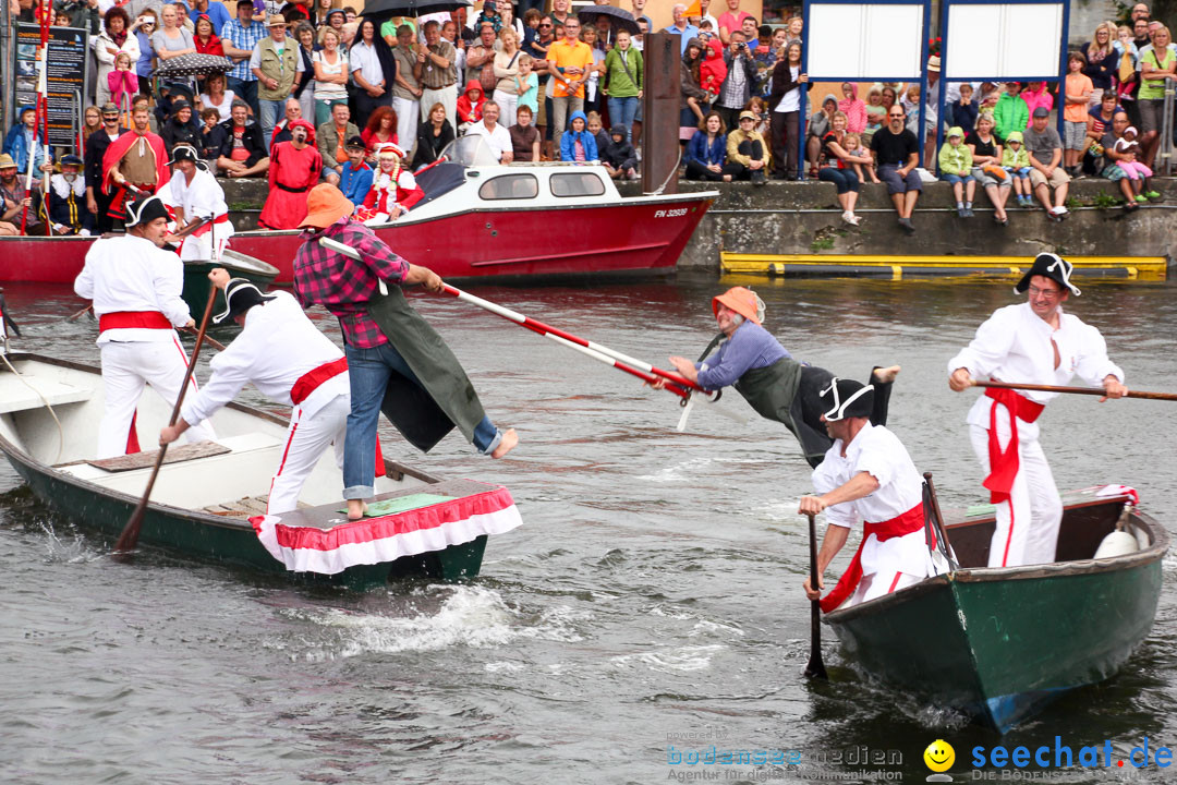 Uferfest und Fischerstechen: Langenargen am Bodensee, 03.08.2014