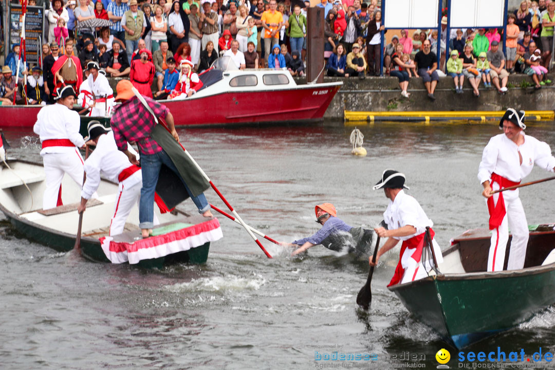 Uferfest und Fischerstechen: Langenargen am Bodensee, 03.08.2014