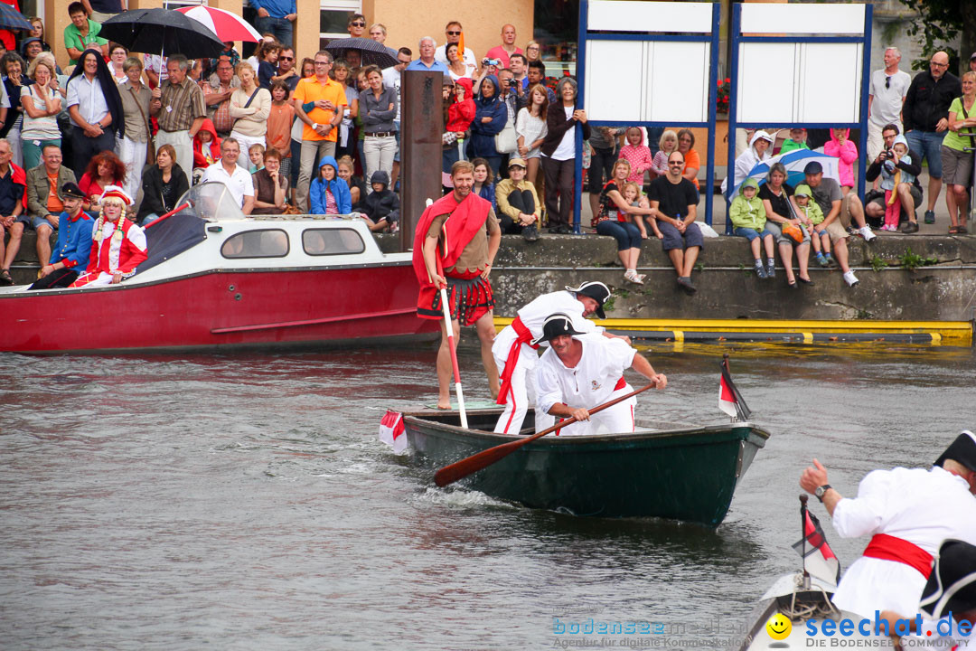 Uferfest und Fischerstechen: Langenargen am Bodensee, 03.08.2014