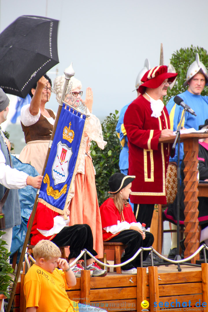 Uferfest und Fischerstechen: Langenargen am Bodensee, 03.08.2014