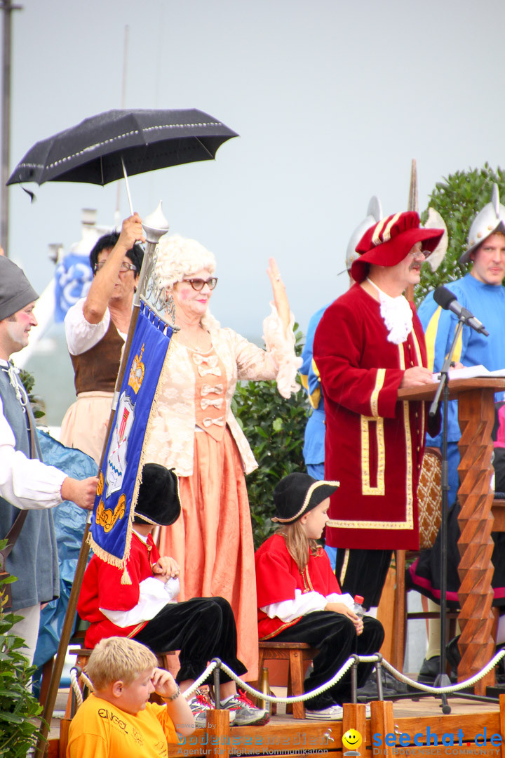 Uferfest und Fischerstechen: Langenargen am Bodensee, 03.08.2014