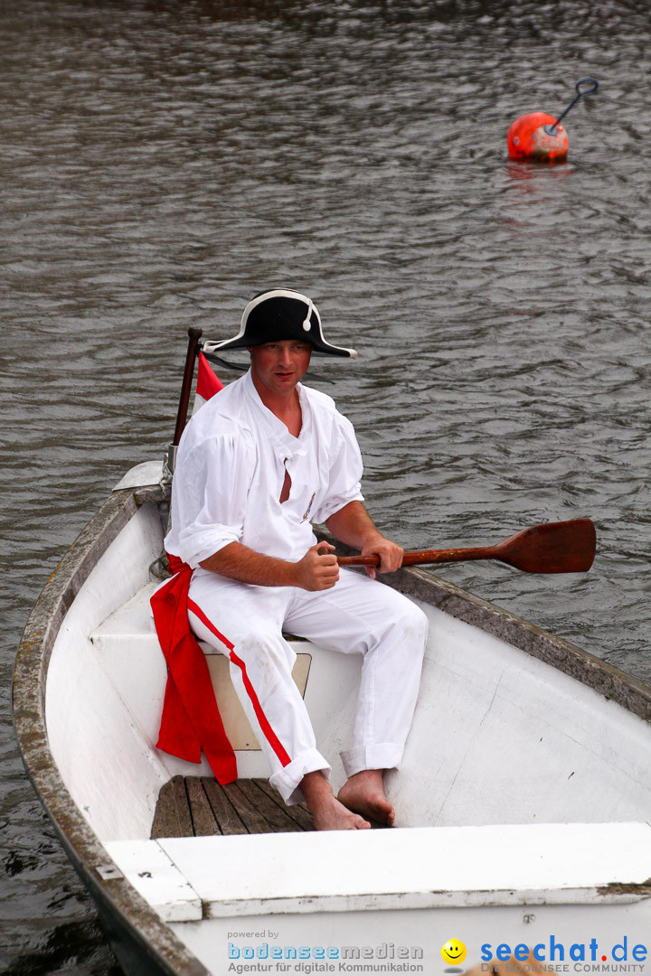 Uferfest und Fischerstechen: Langenargen am Bodensee, 03.08.2014