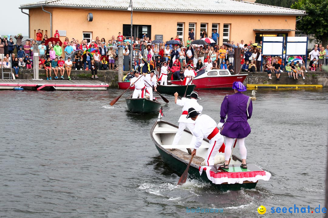 Uferfest und Fischerstechen: Langenargen am Bodensee, 03.08.2014