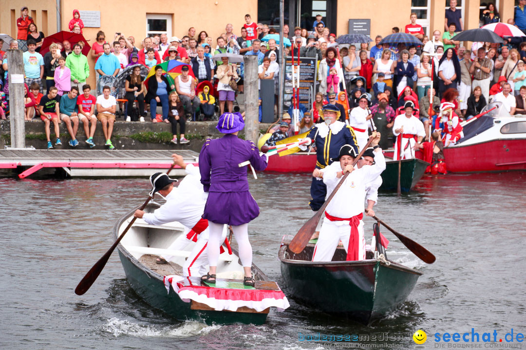 Uferfest und Fischerstechen: Langenargen am Bodensee, 03.08.2014