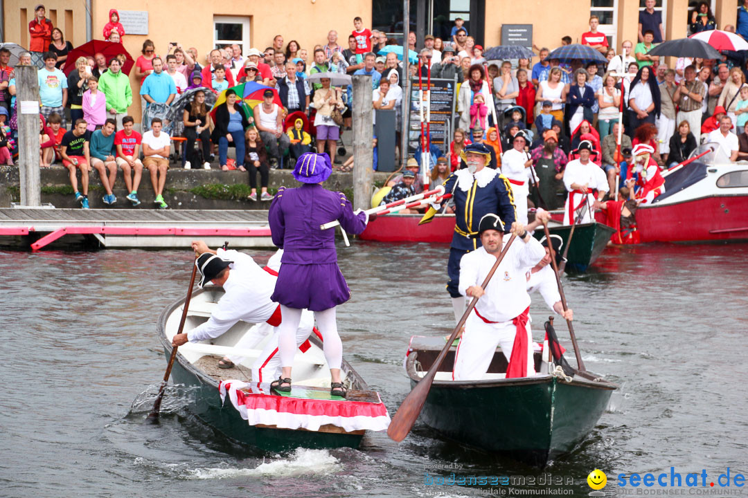 Uferfest und Fischerstechen: Langenargen am Bodensee, 03.08.2014