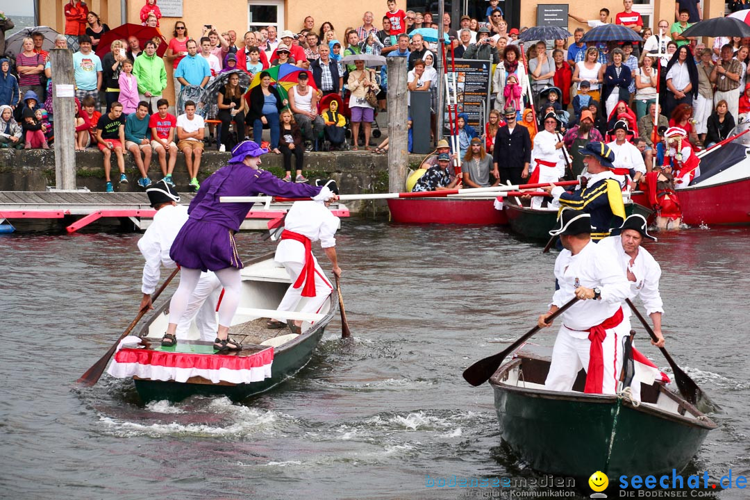 Uferfest und Fischerstechen: Langenargen am Bodensee, 03.08.2014