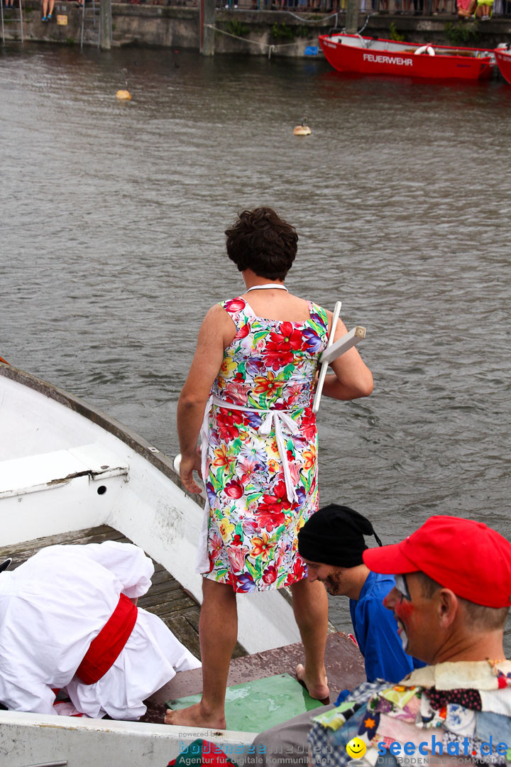 Uferfest und Fischerstechen: Langenargen am Bodensee, 03.08.2014