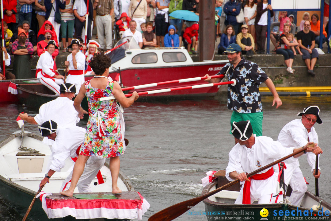 Uferfest und Fischerstechen: Langenargen am Bodensee, 03.08.2014