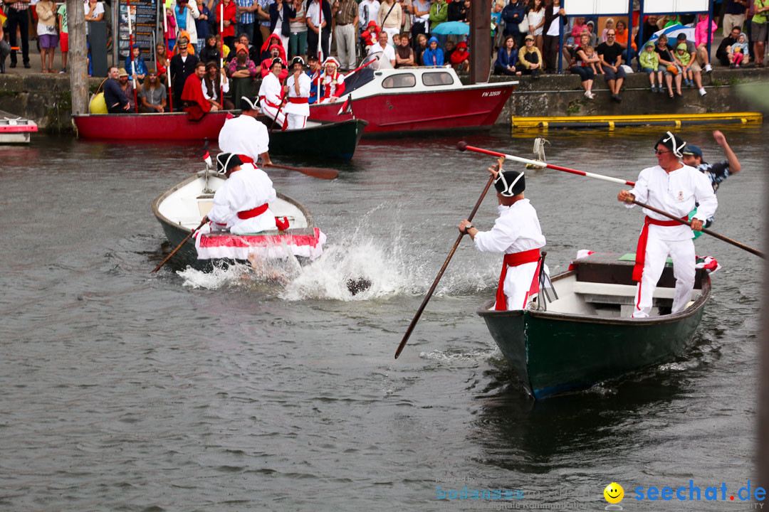 Uferfest und Fischerstechen: Langenargen am Bodensee, 03.08.2014