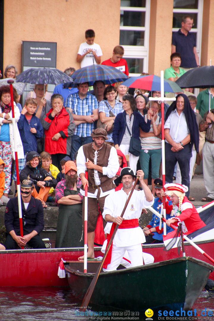 Uferfest und Fischerstechen: Langenargen am Bodensee, 03.08.2014