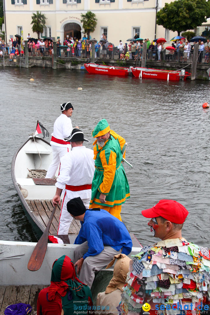 Uferfest und Fischerstechen: Langenargen am Bodensee, 03.08.2014