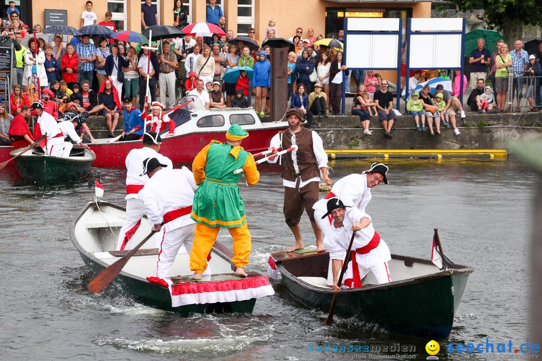 Uferfest und Fischerstechen: Langenargen am Bodensee, 03.08.2014