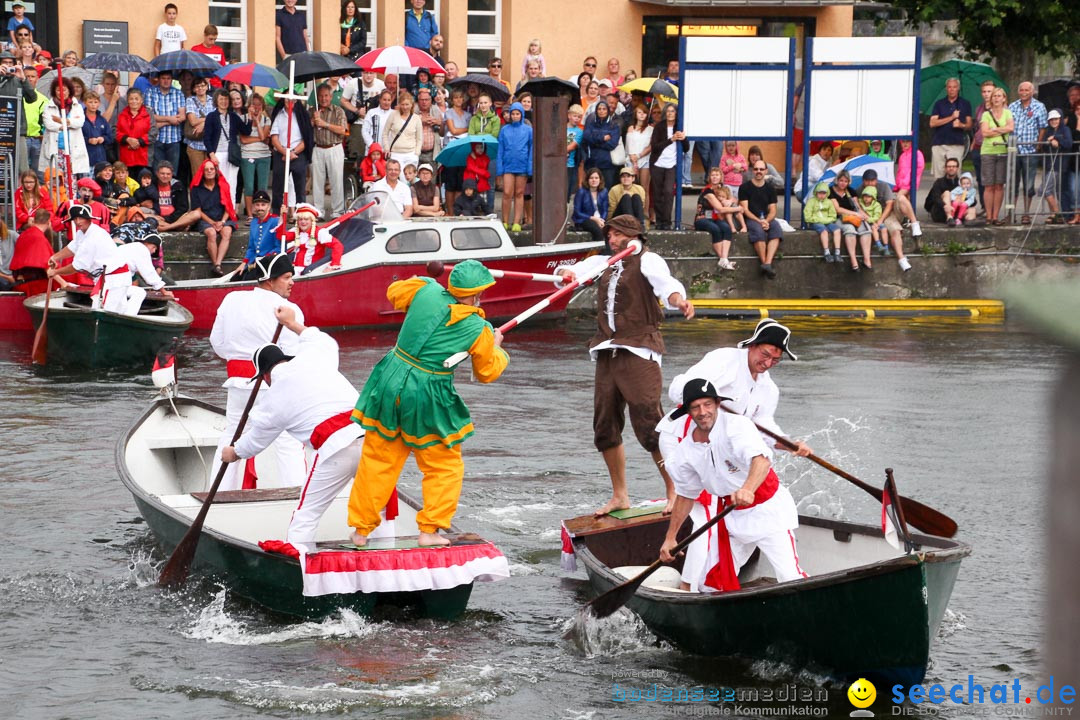 Uferfest und Fischerstechen: Langenargen am Bodensee, 03.08.2014