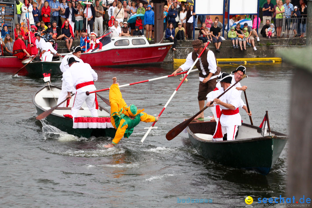 Uferfest und Fischerstechen: Langenargen am Bodensee, 03.08.2014