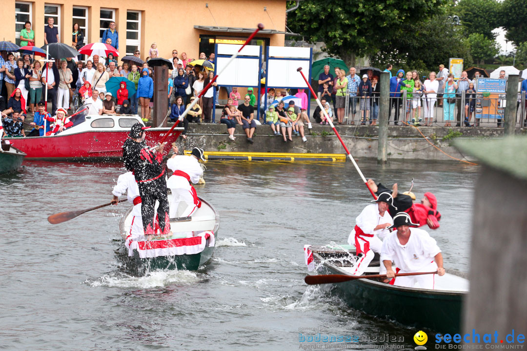 Uferfest und Fischerstechen: Langenargen am Bodensee, 03.08.2014