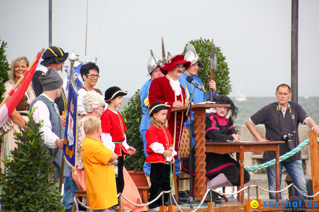 Uferfest und Fischerstechen: Langenargen am Bodensee, 03.08.2014