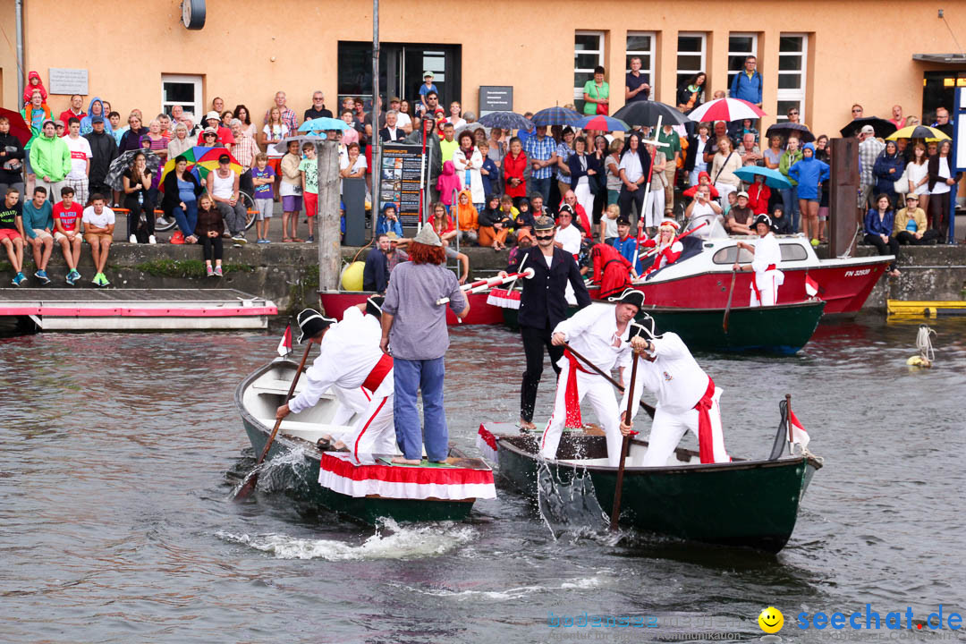 Uferfest und Fischerstechen: Langenargen am Bodensee, 03.08.2014