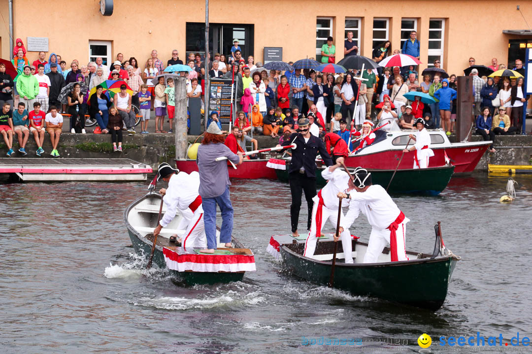 Uferfest und Fischerstechen: Langenargen am Bodensee, 03.08.2014