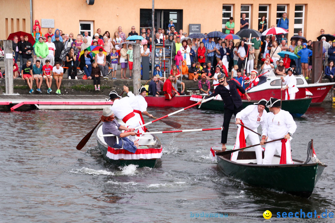 Uferfest und Fischerstechen: Langenargen am Bodensee, 03.08.2014