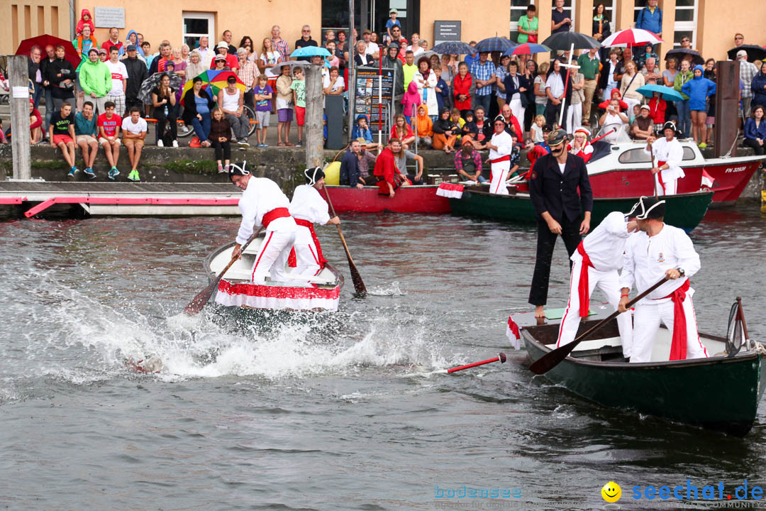 Uferfest und Fischerstechen: Langenargen am Bodensee, 03.08.2014