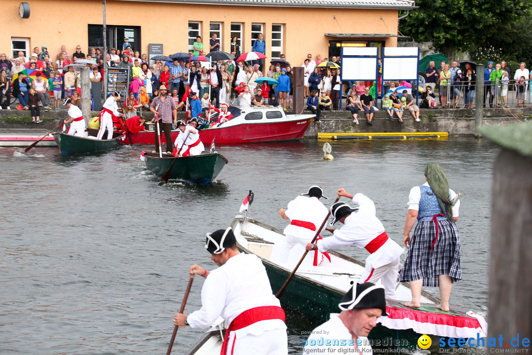 Uferfest und Fischerstechen: Langenargen am Bodensee, 03.08.2014