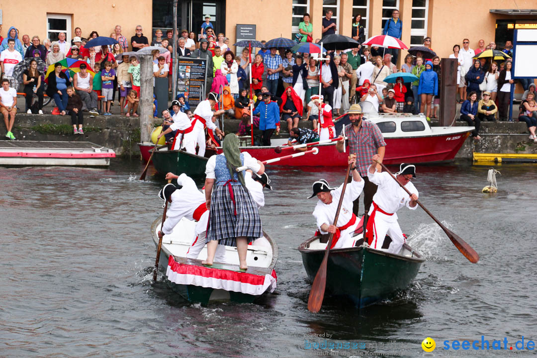 Uferfest und Fischerstechen: Langenargen am Bodensee, 03.08.2014