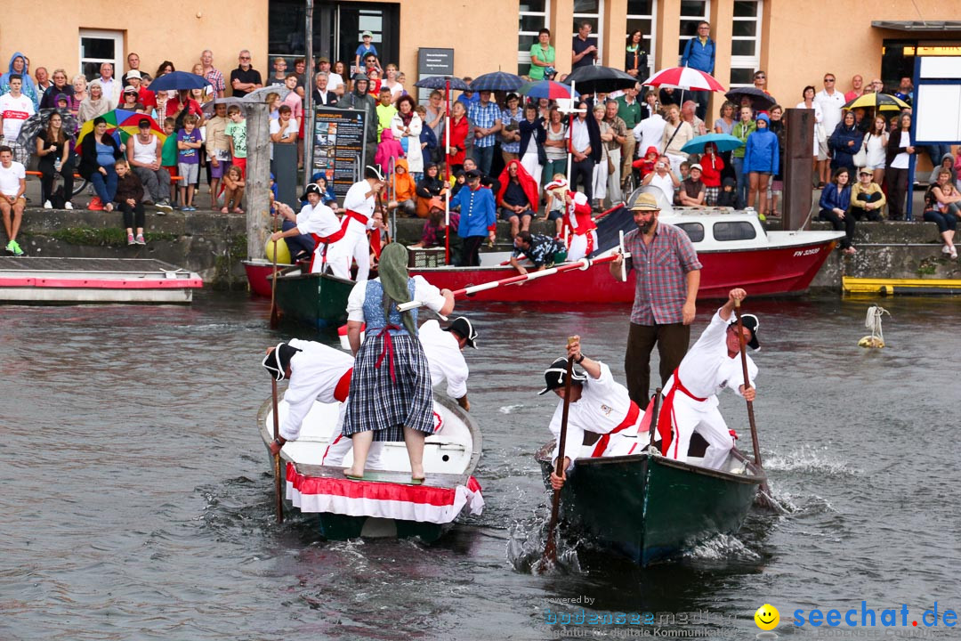 Uferfest und Fischerstechen: Langenargen am Bodensee, 03.08.2014