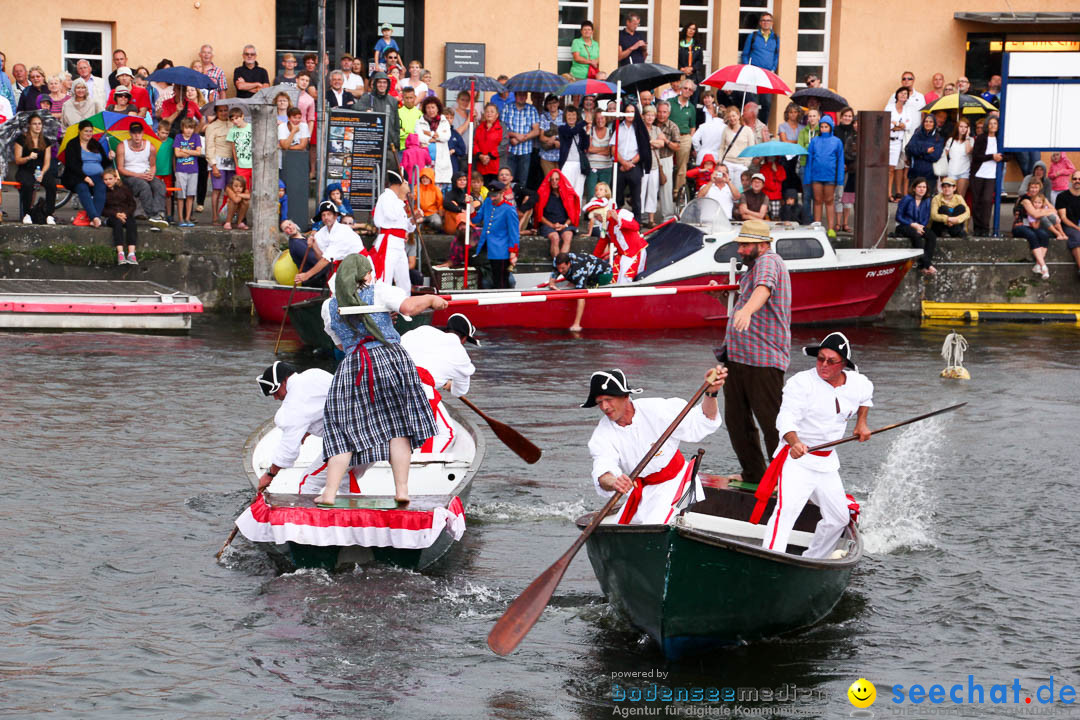 Uferfest und Fischerstechen: Langenargen am Bodensee, 03.08.2014