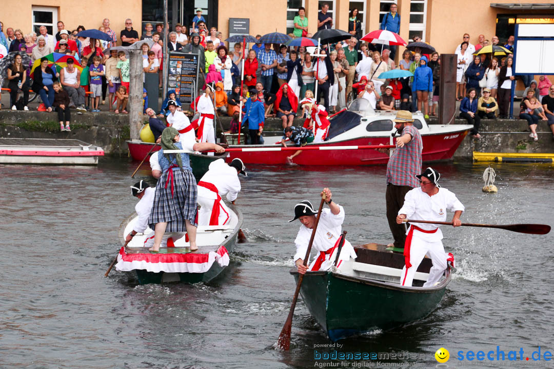 Uferfest und Fischerstechen: Langenargen am Bodensee, 03.08.2014