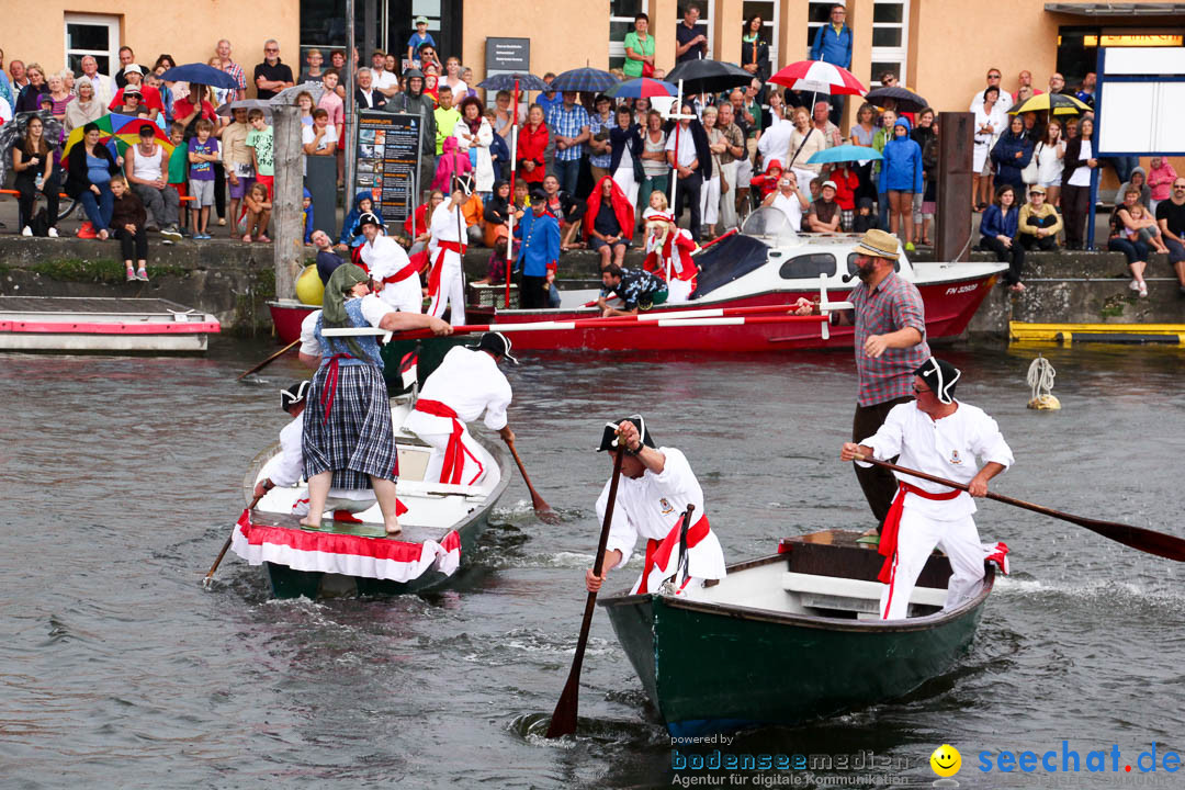 Uferfest und Fischerstechen: Langenargen am Bodensee, 03.08.2014