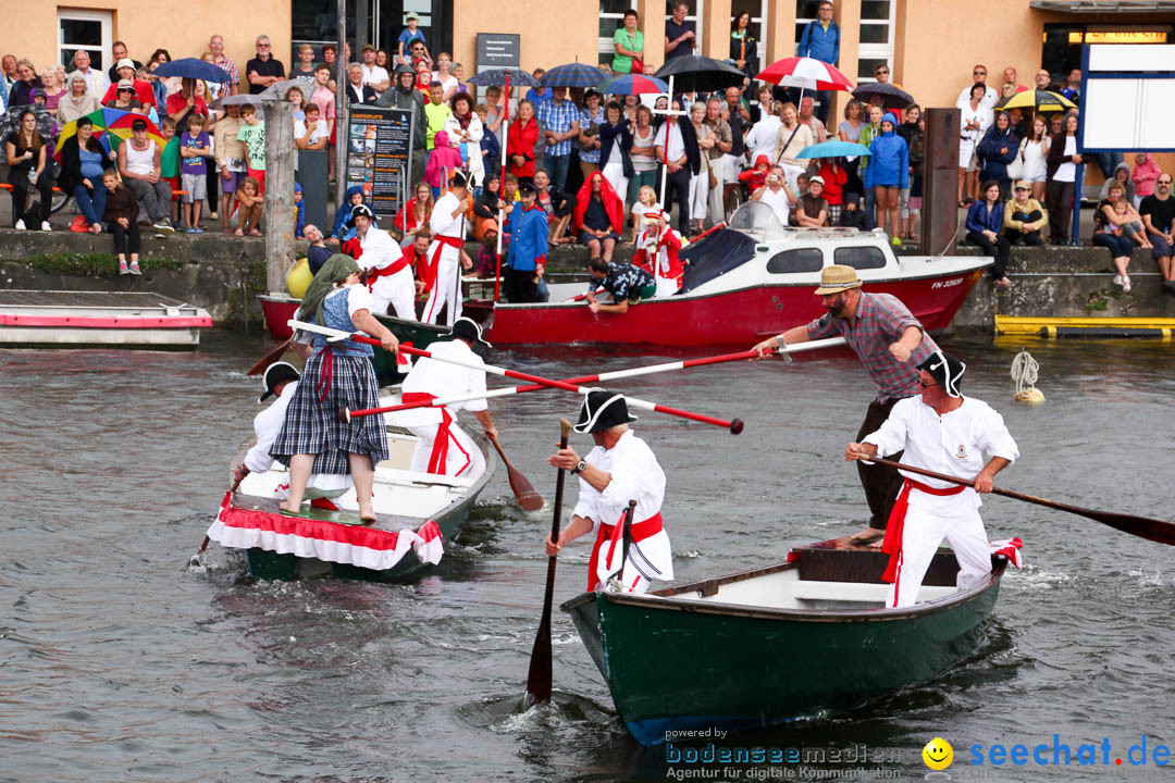 Uferfest und Fischerstechen: Langenargen am Bodensee, 03.08.2014