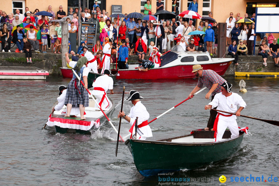 Uferfest und Fischerstechen: Langenargen am Bodensee, 03.08.2014